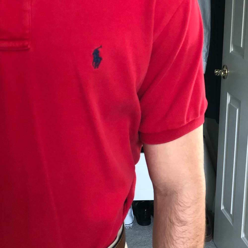 Red Men’s Polo